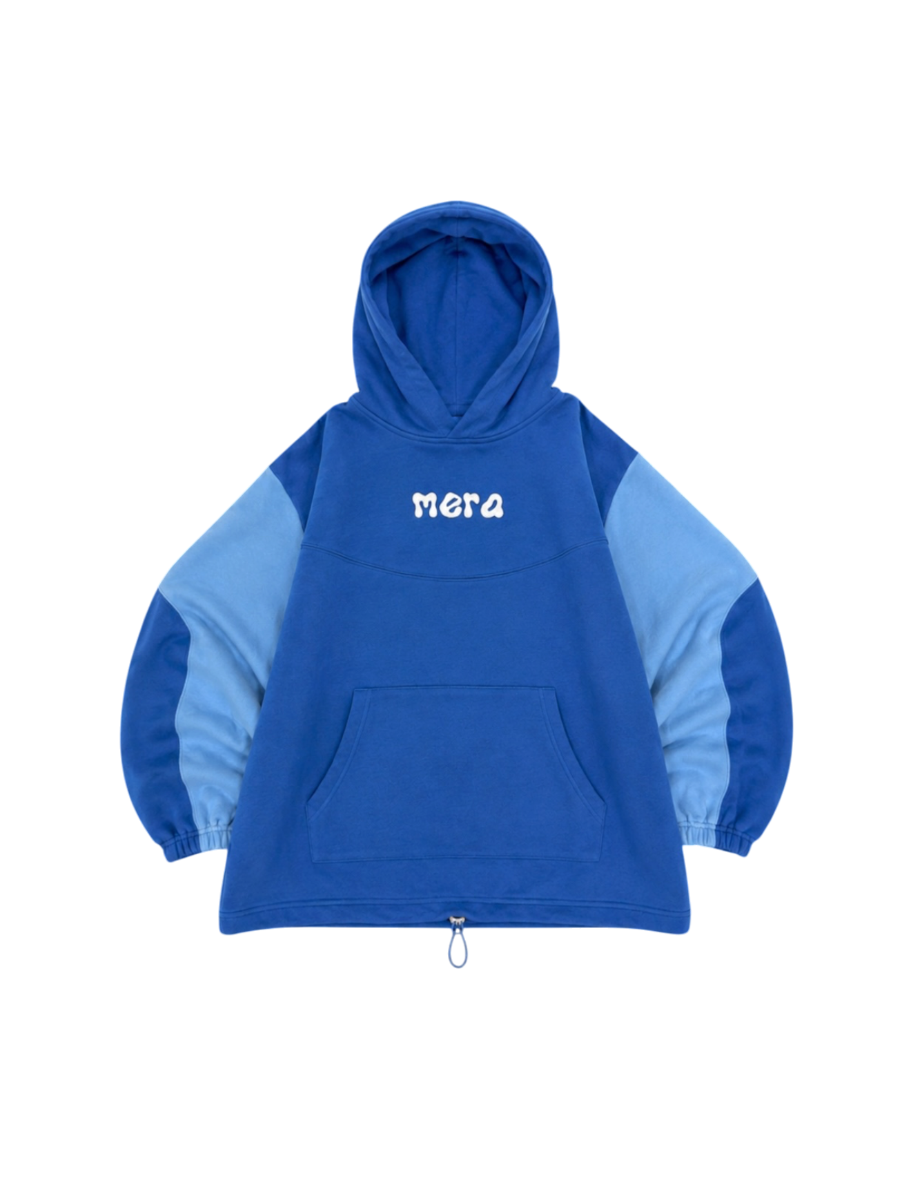 Sudadera con capucha azul con diseño Voiding the Crowd (REPOSICIÓN)