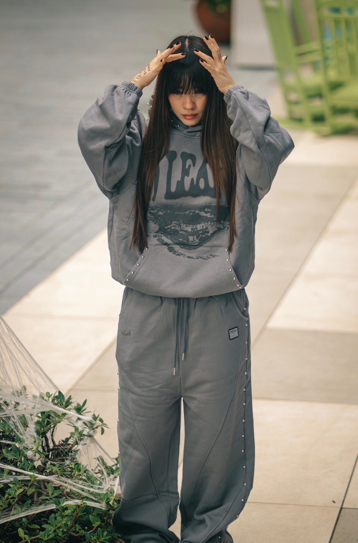 No Leaps Grey Hoodie