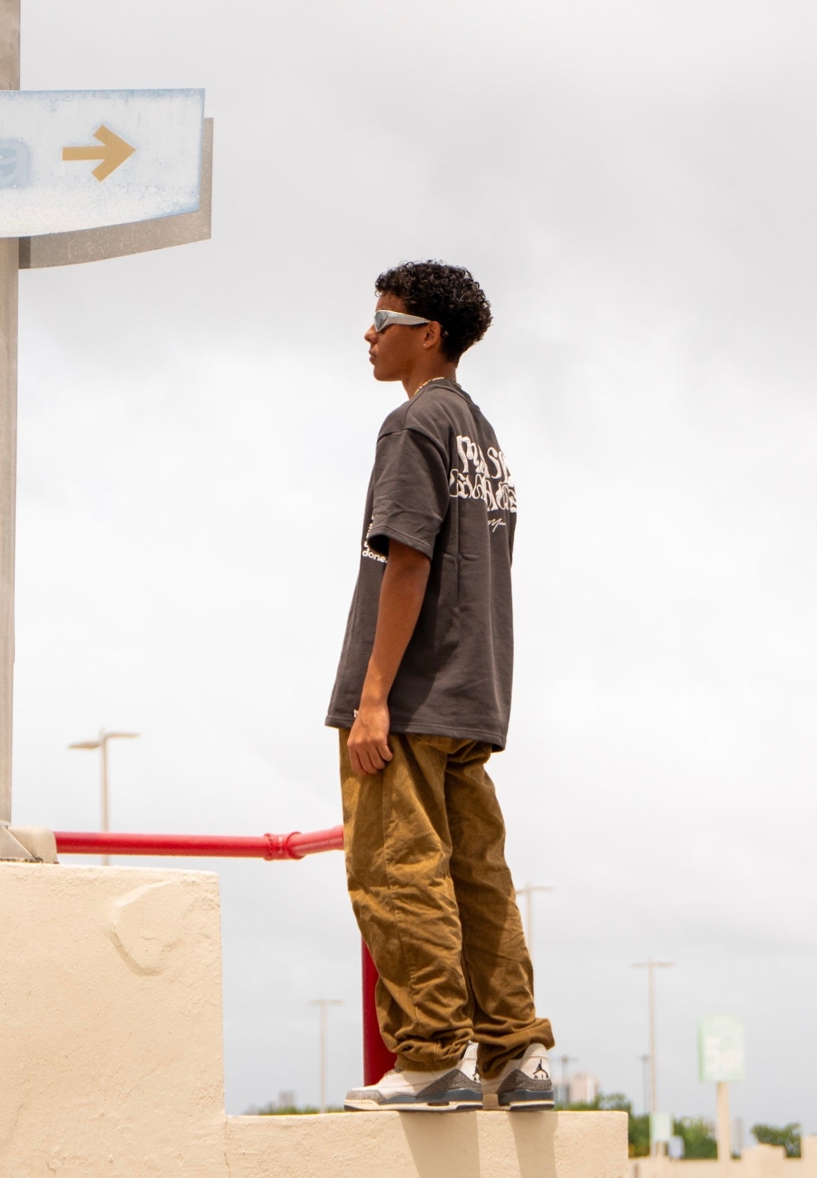 Main Character Grey t-shirt