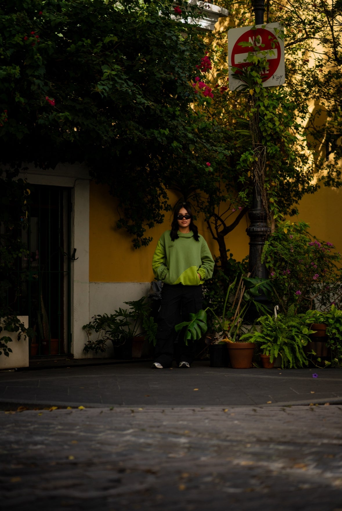 Sudadera con capucha verde de Navidad