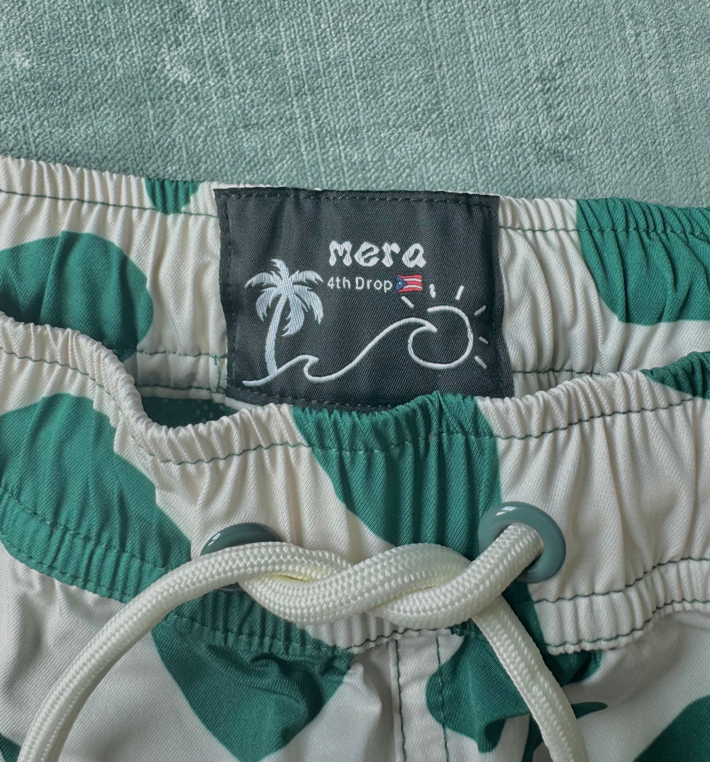 Corto de verano verde