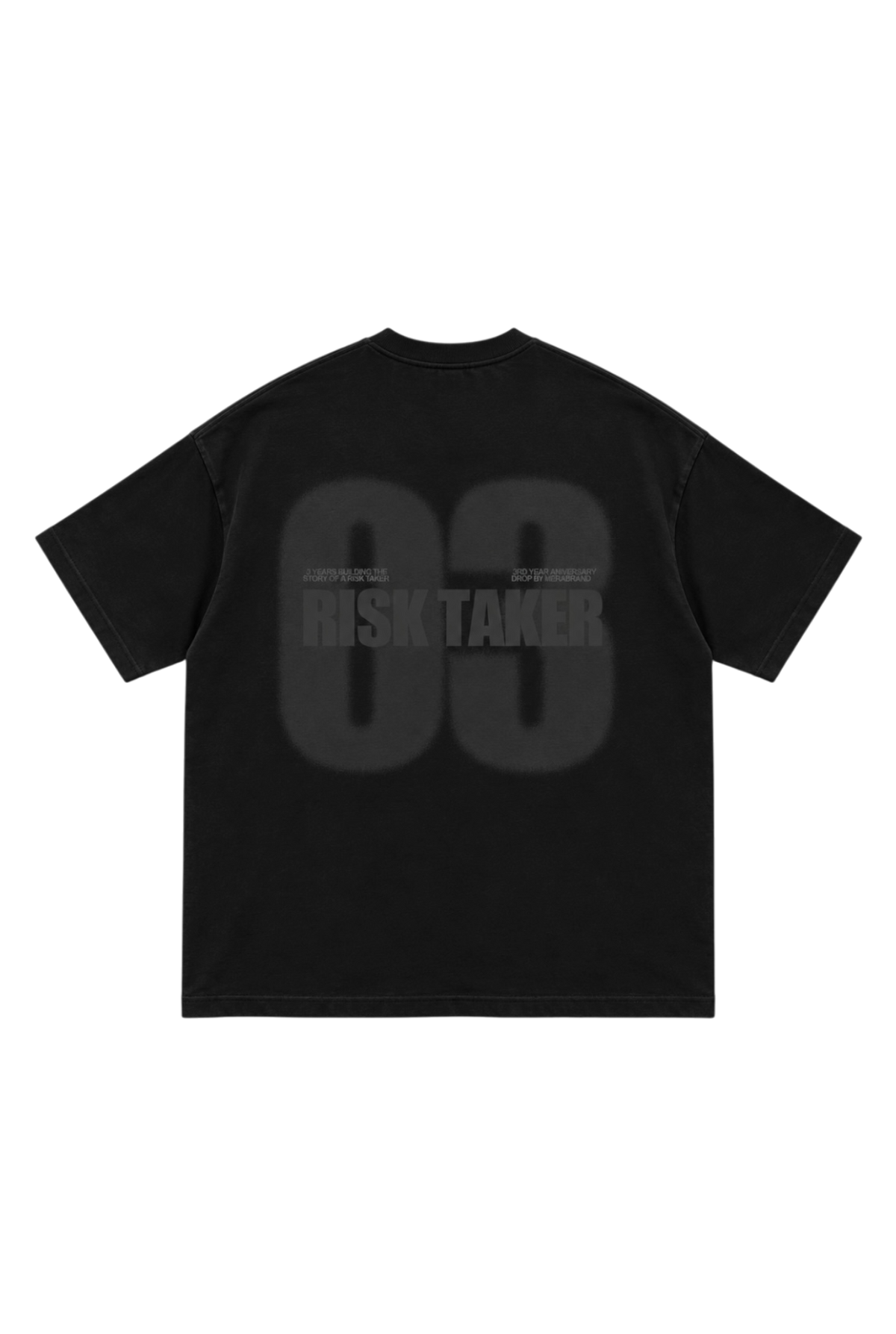 3rd year anniversary black Tee