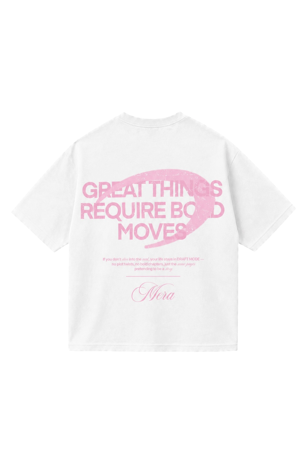 Camiseta rosa