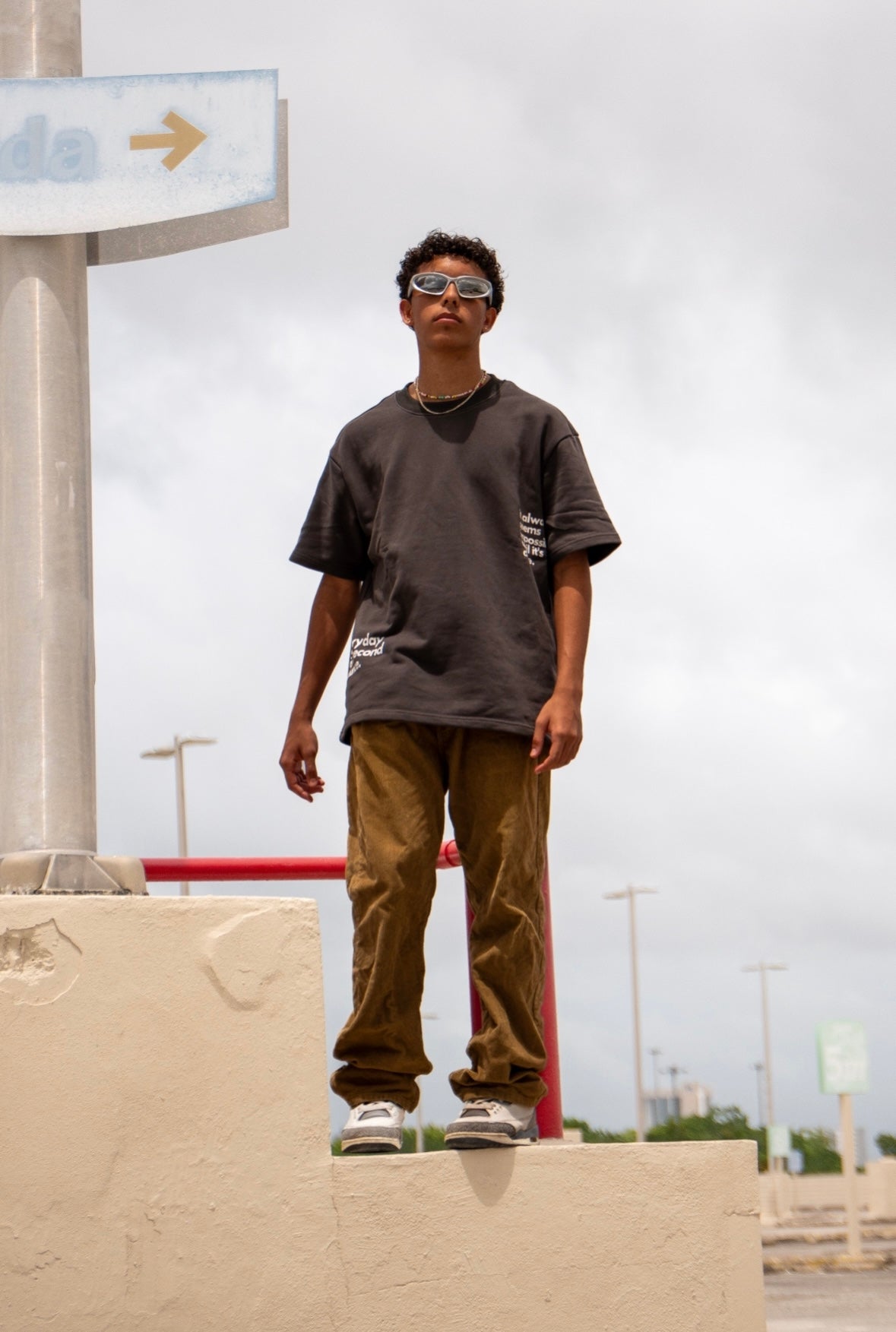 Main Character Grey t-shirt