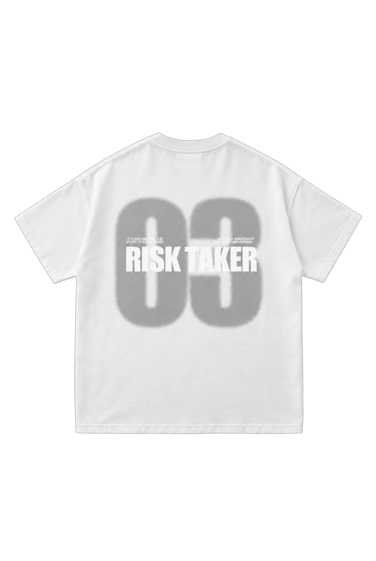 3rd year anniversary white Tee