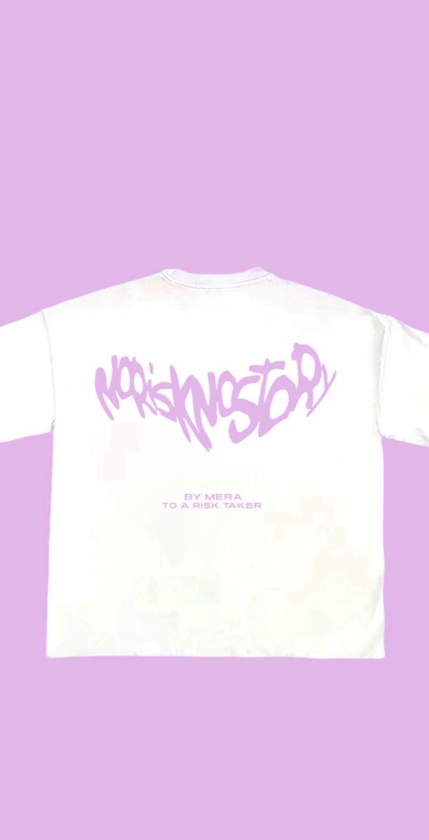 Camiseta morada "Risk Taker"