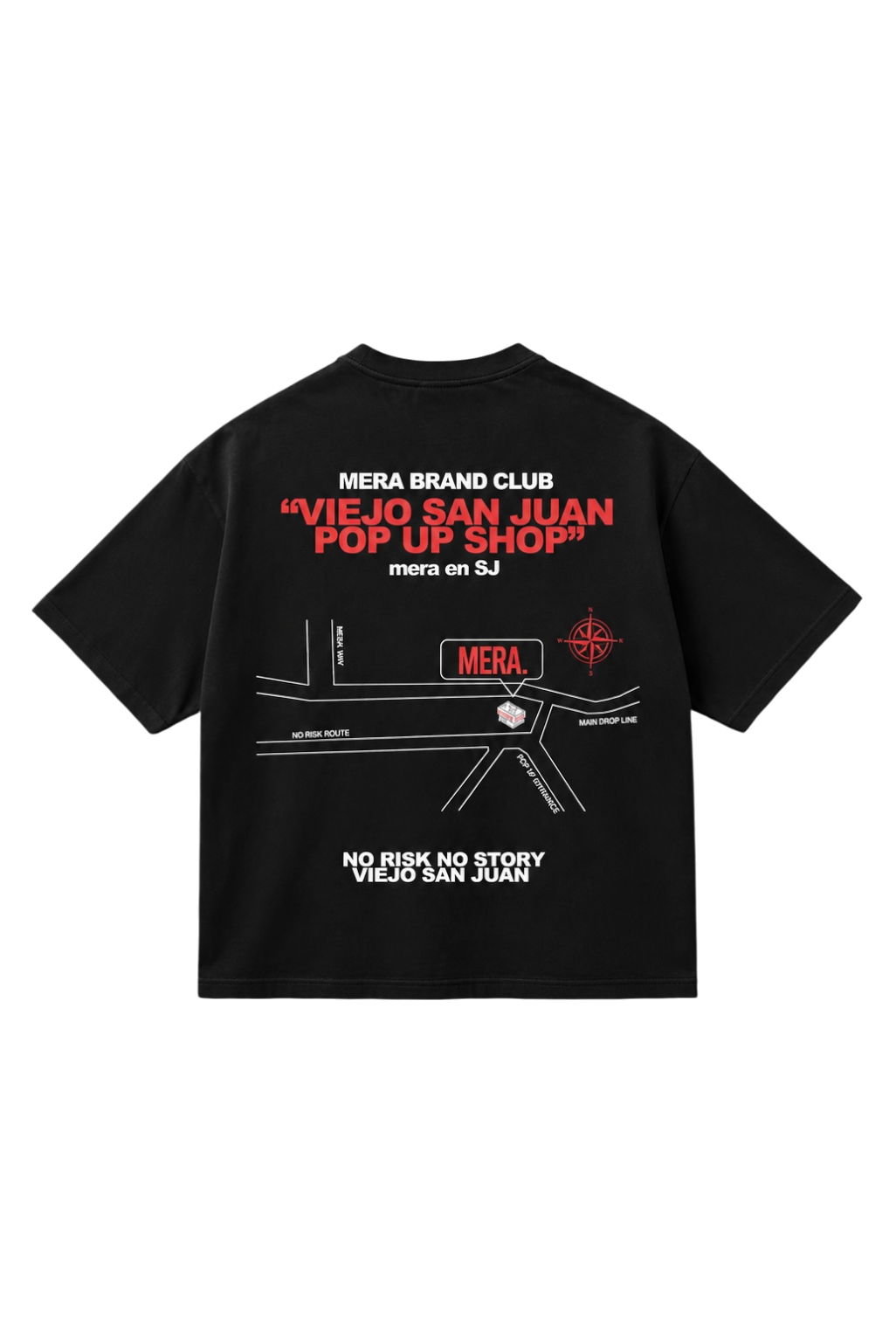 CAMISETA NEGRA POP-UP