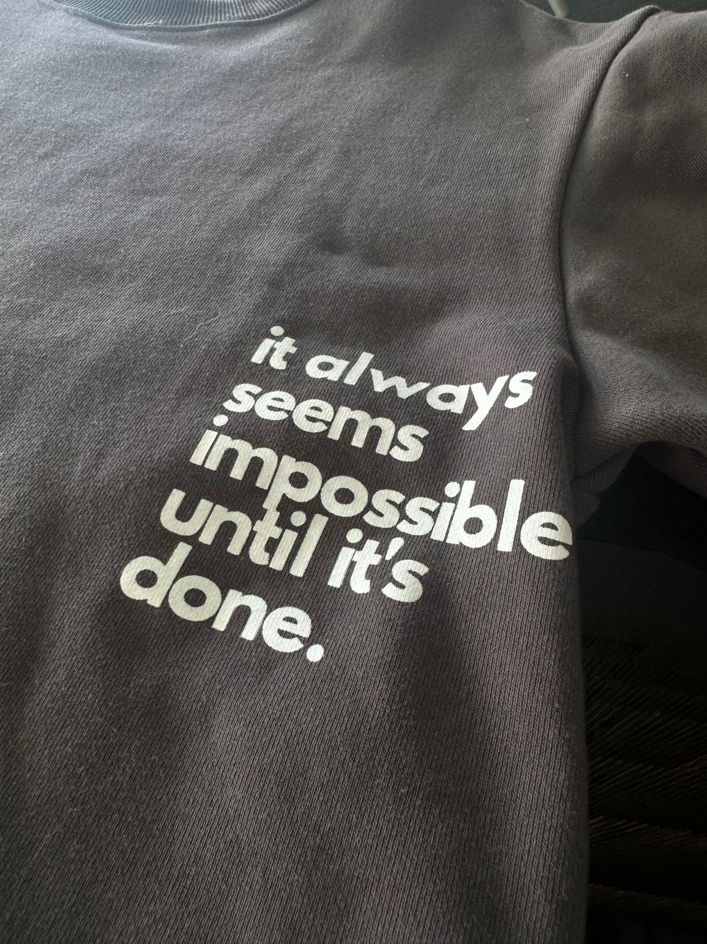 Main Character Grey t-shirt