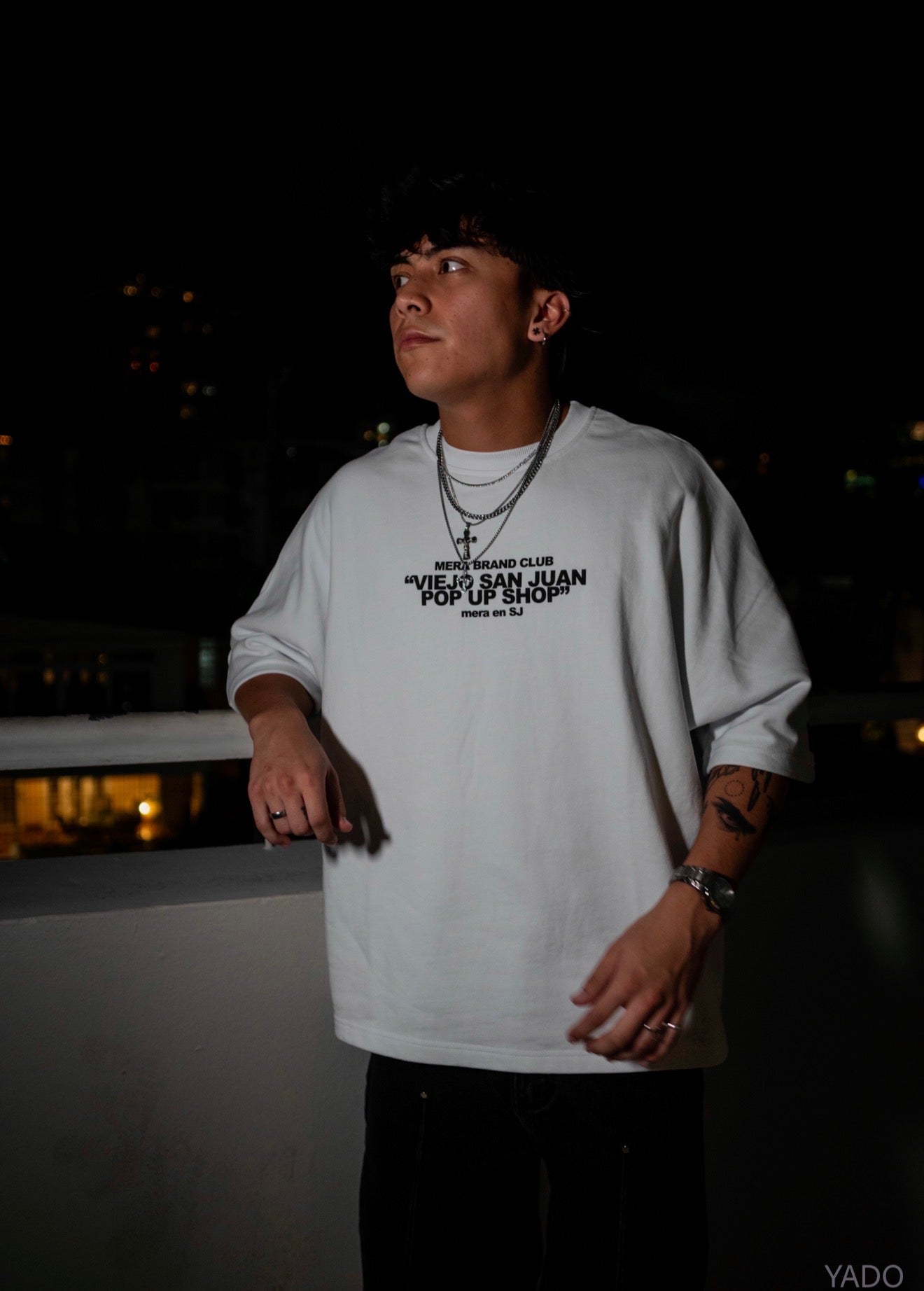 CAMISETA BLANCA POP UP