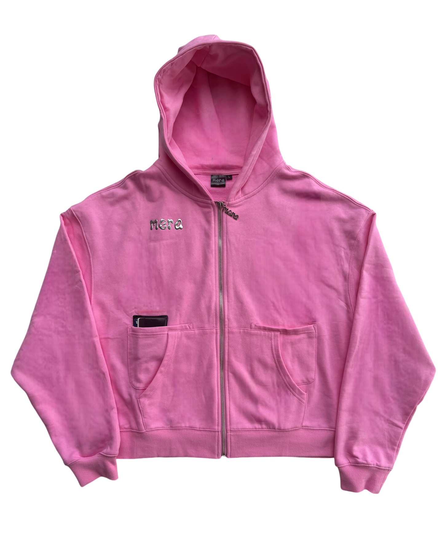 Pink Zipper Hoodie