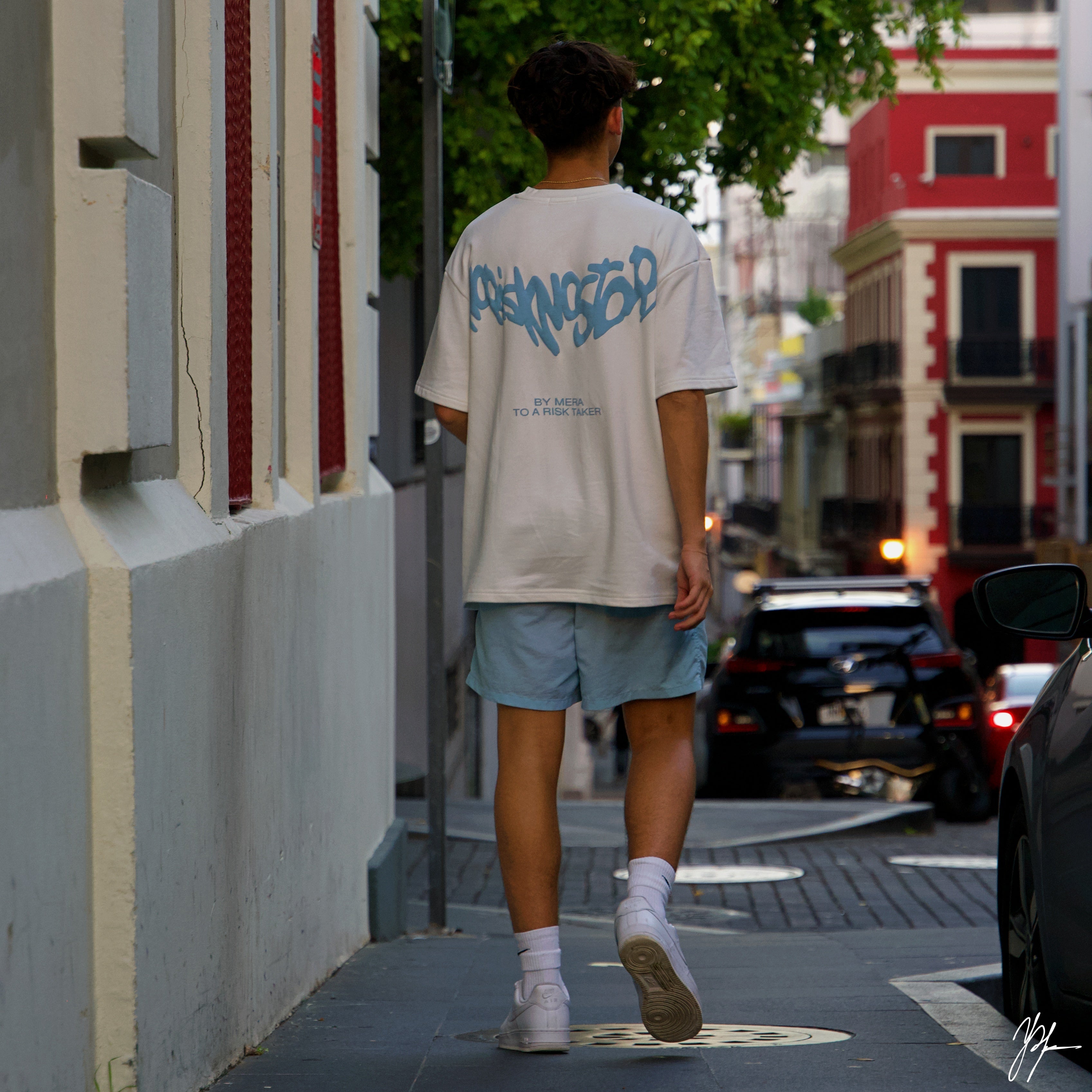 Camiseta Azul Celeste con "Risk Taker"