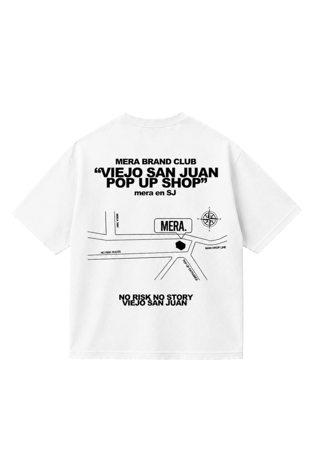 CAMISETA BLANCA POP UP