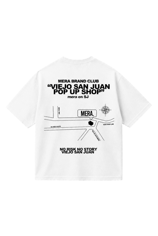 POP UP WHITE TEE