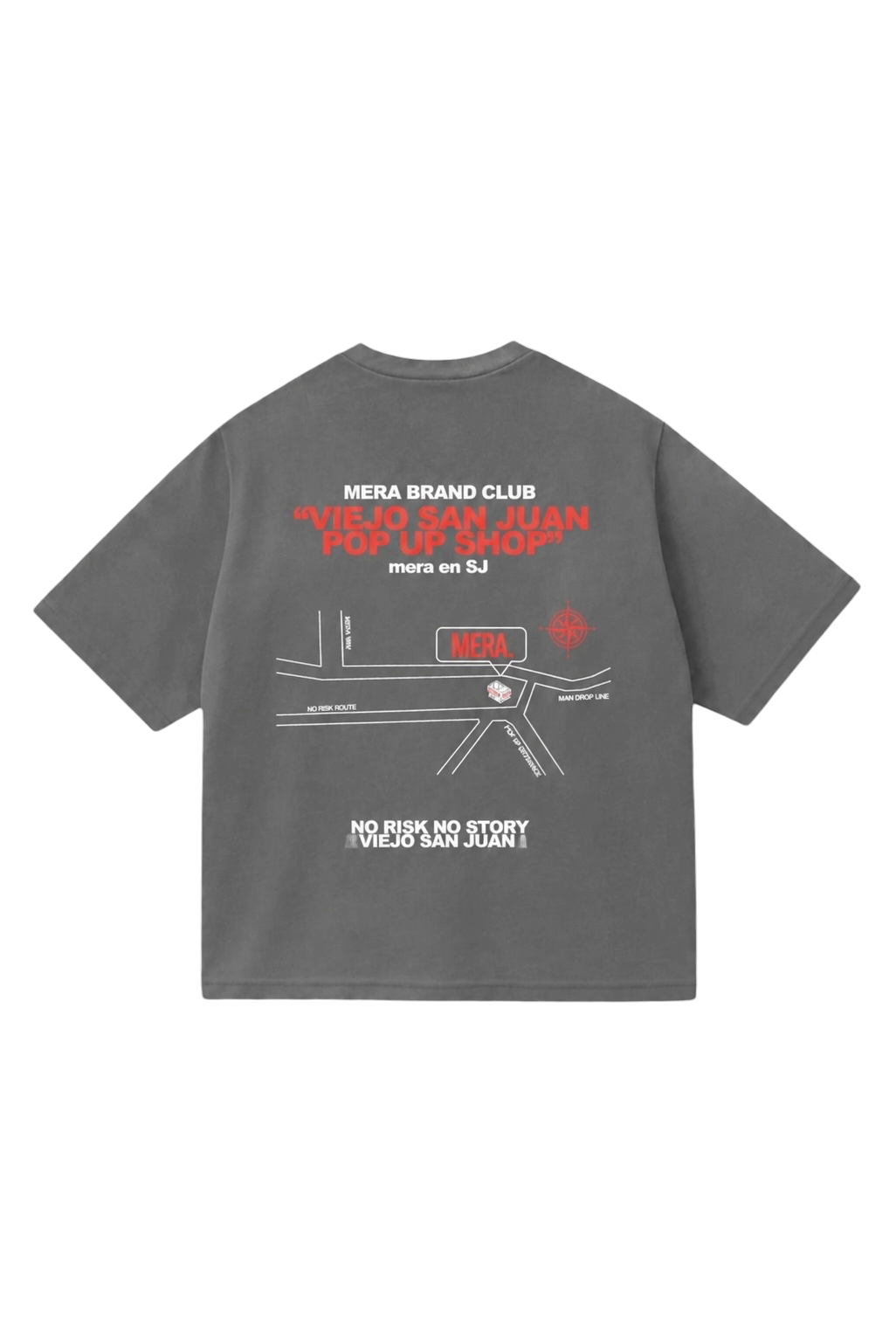 CAMISETA GRIS POP UP