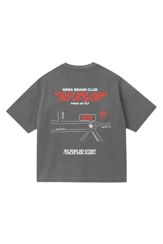 POP UP GREY TEE