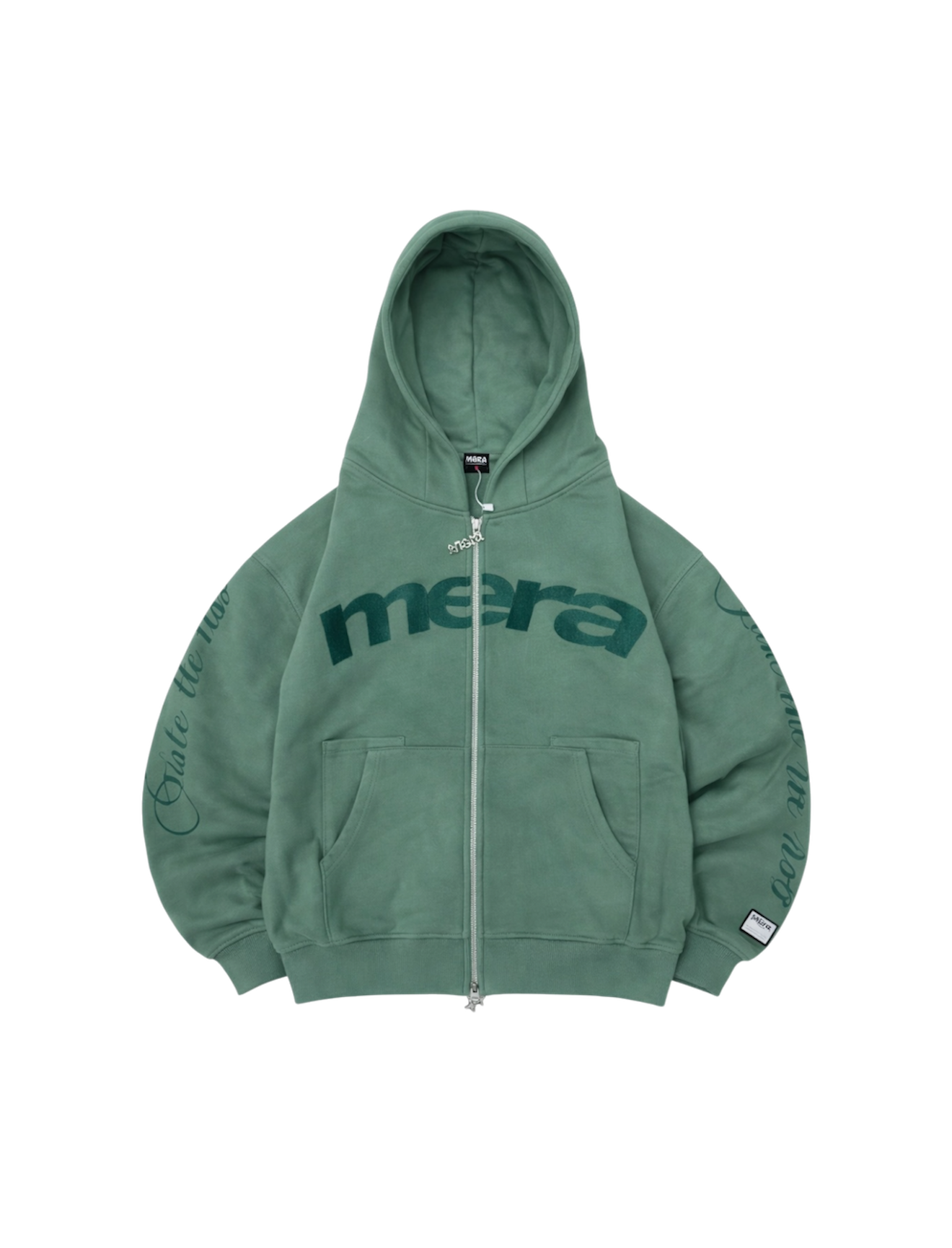 Green Zip Up