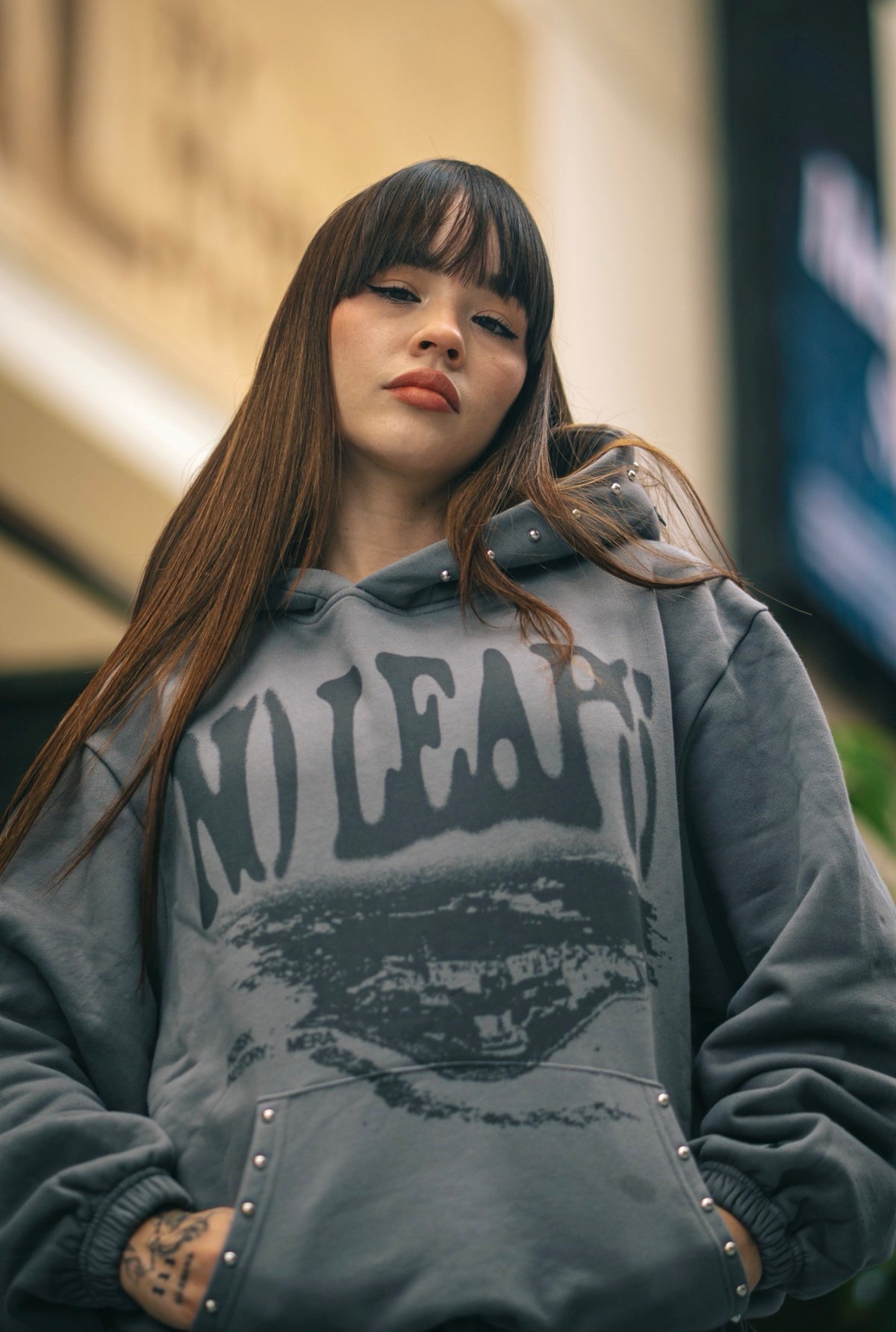 No Leaps Grey Hoodie
