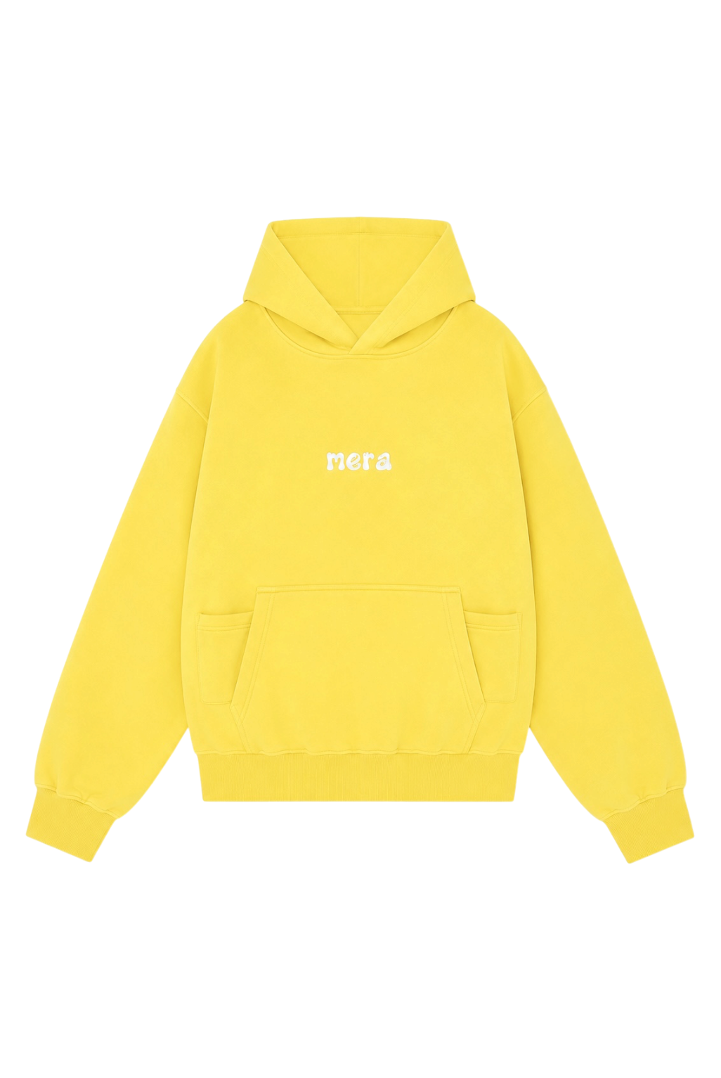 Sudadera amarilla con capucha Básicos