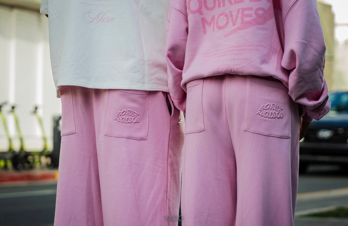 Pantalón de chándal rosa (reposición)