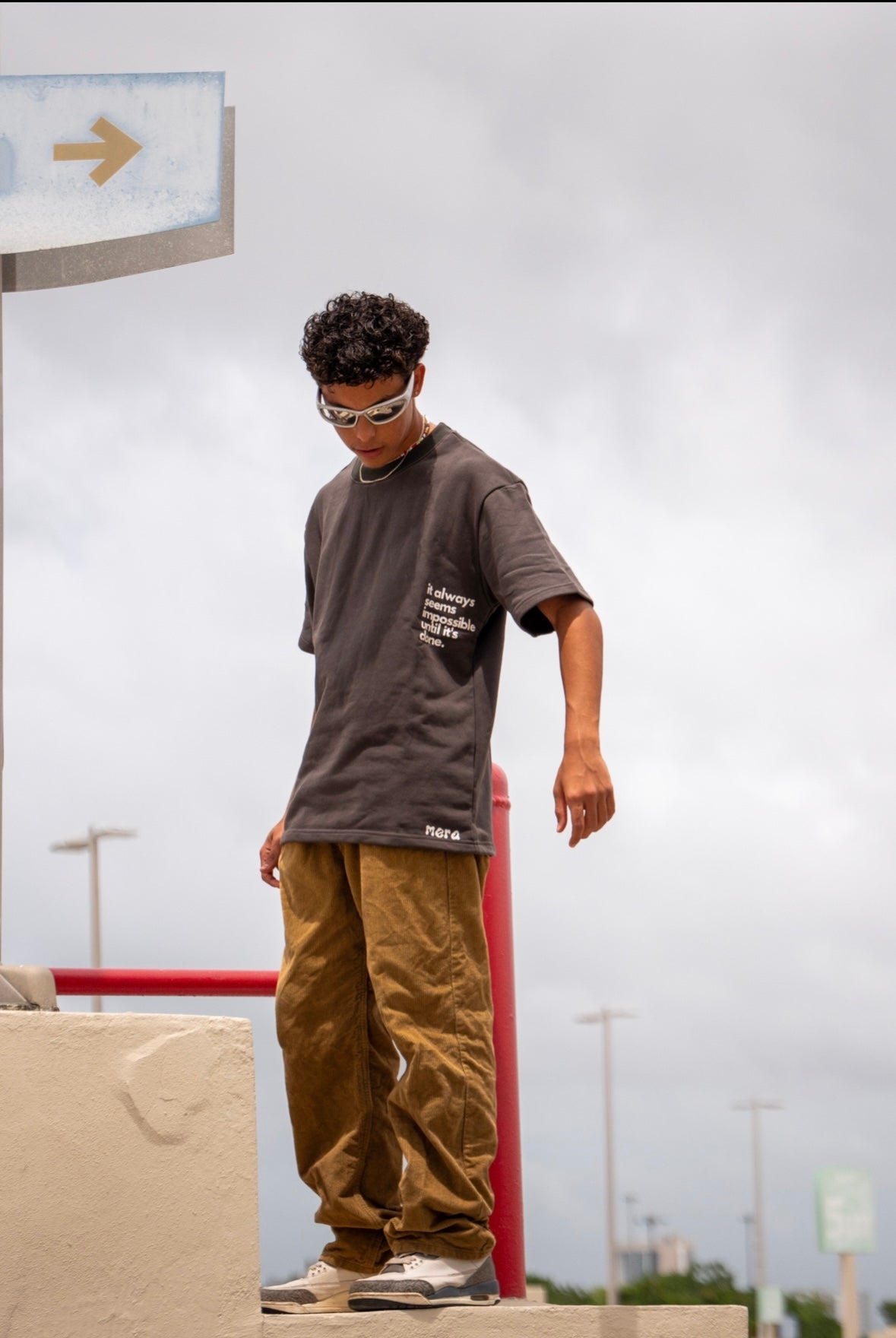 Main Character Grey t-shirt