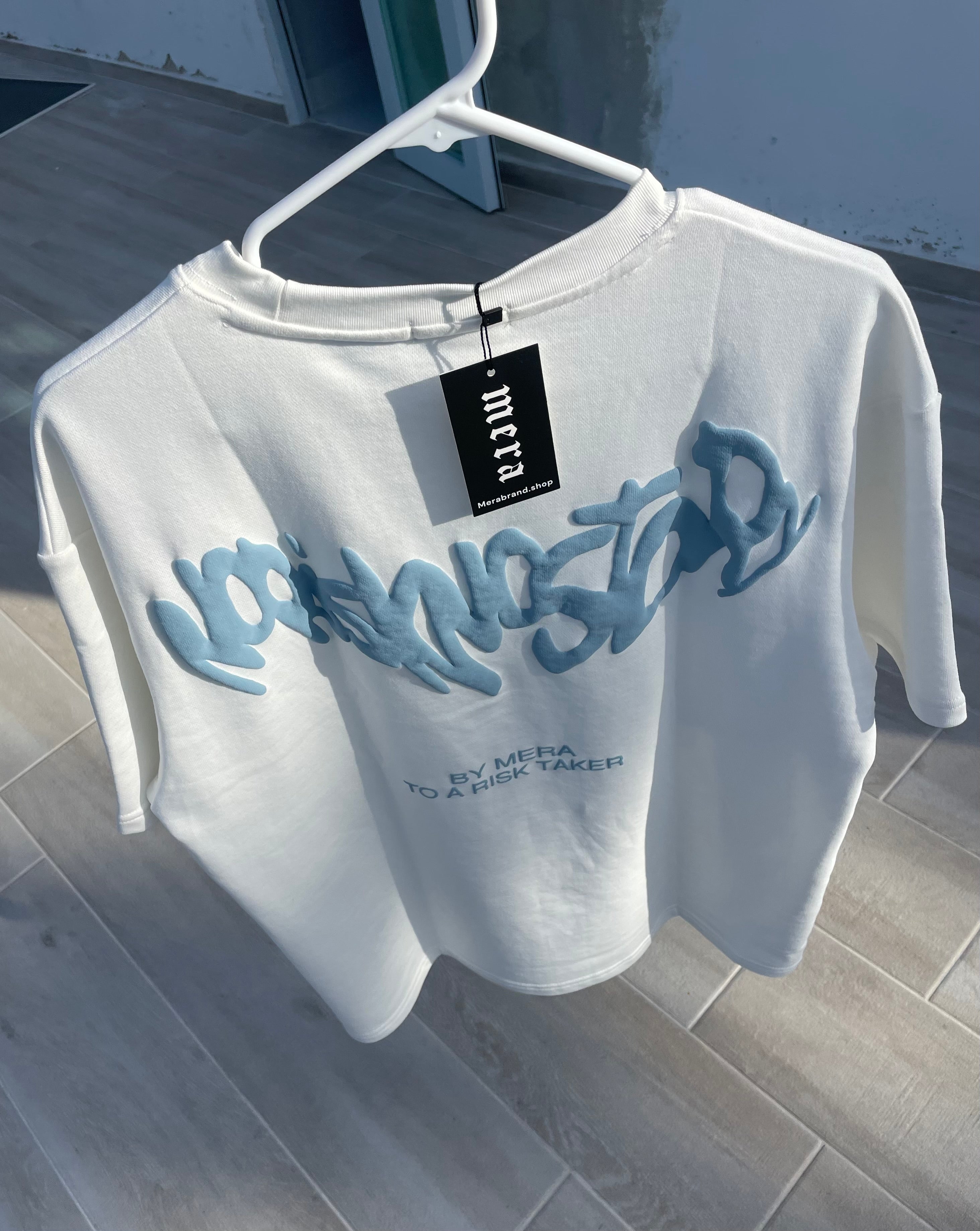 Camiseta Azul Celeste con "Risk Taker"