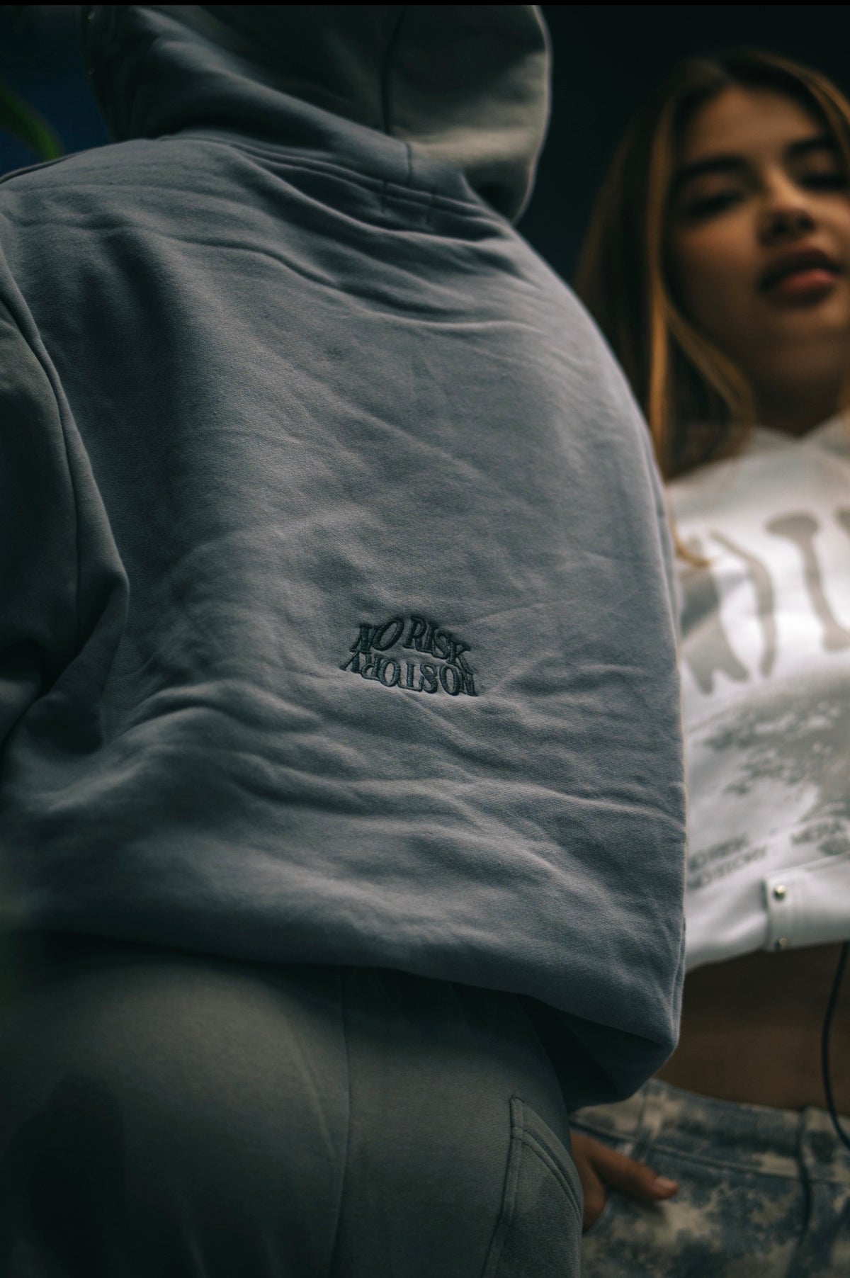 No Leaps Grey Hoodie