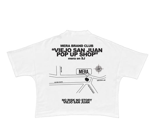 POP UP WHITE TEE