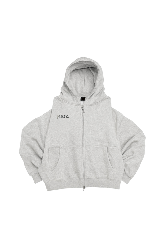 cBasics white Zip Up (RESTOCK)