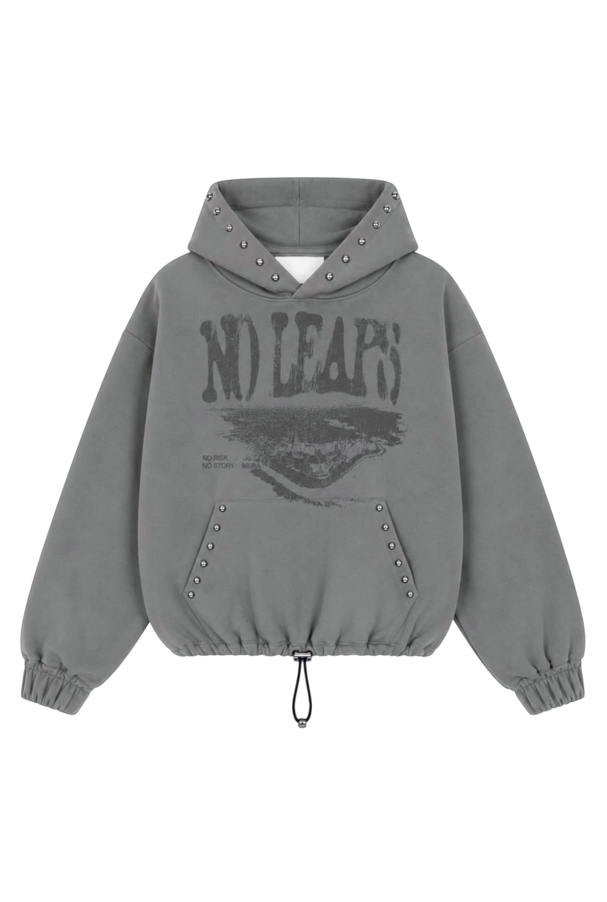 No Leaps Grey Hoodie