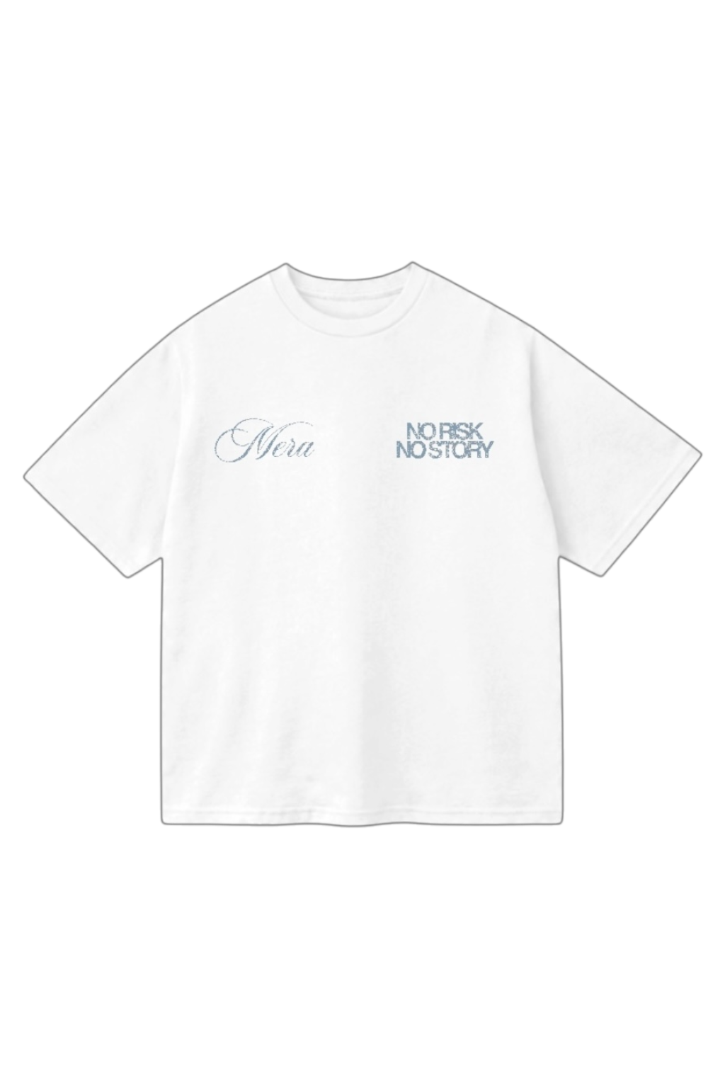 Camiseta de verano azul cielo