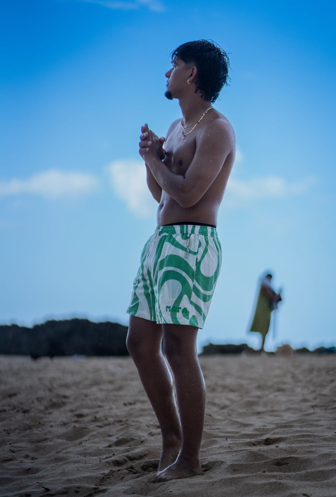 Short de verano verde pino