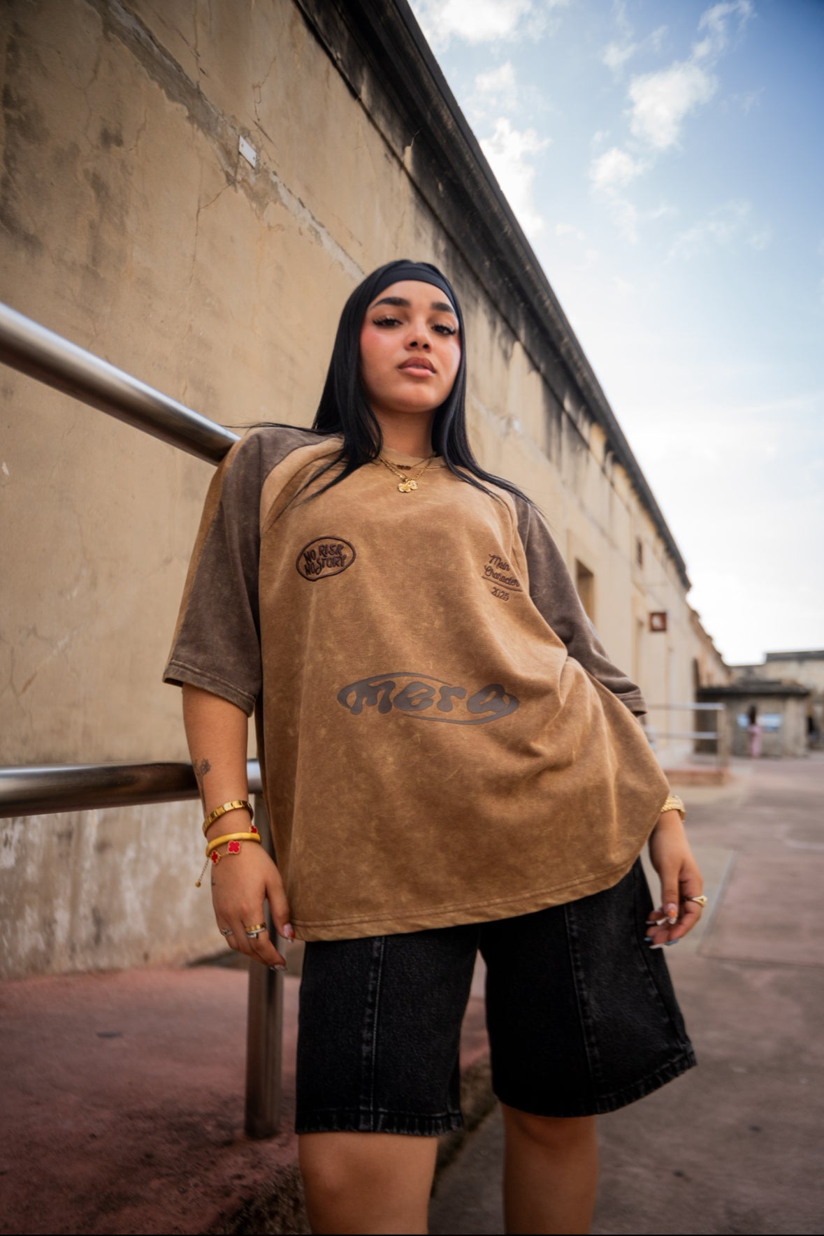 Trishade Brown Tee