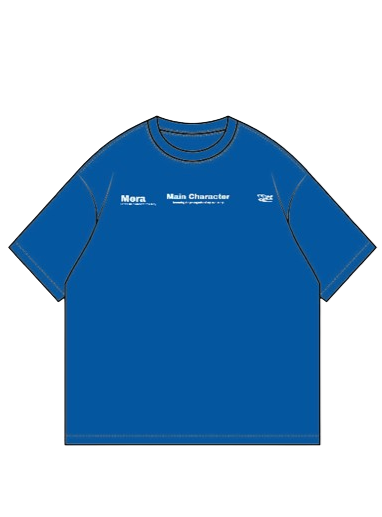 Personaje principal: camiseta azul