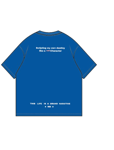 Personaje principal: camiseta azul