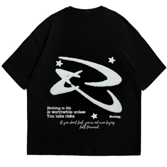 No risk No story Black tee