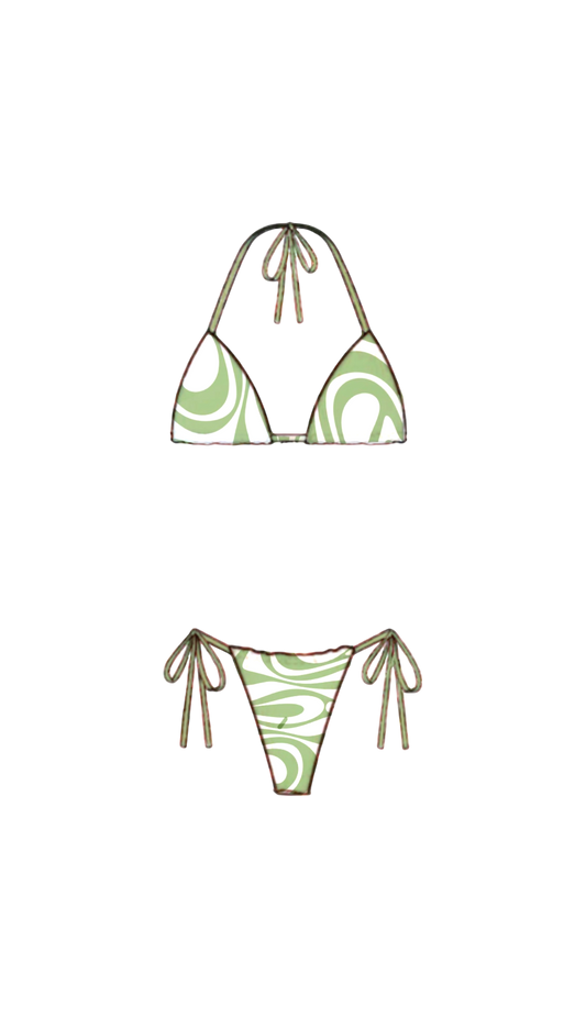 cPine green summer bikini (RESTOCK )